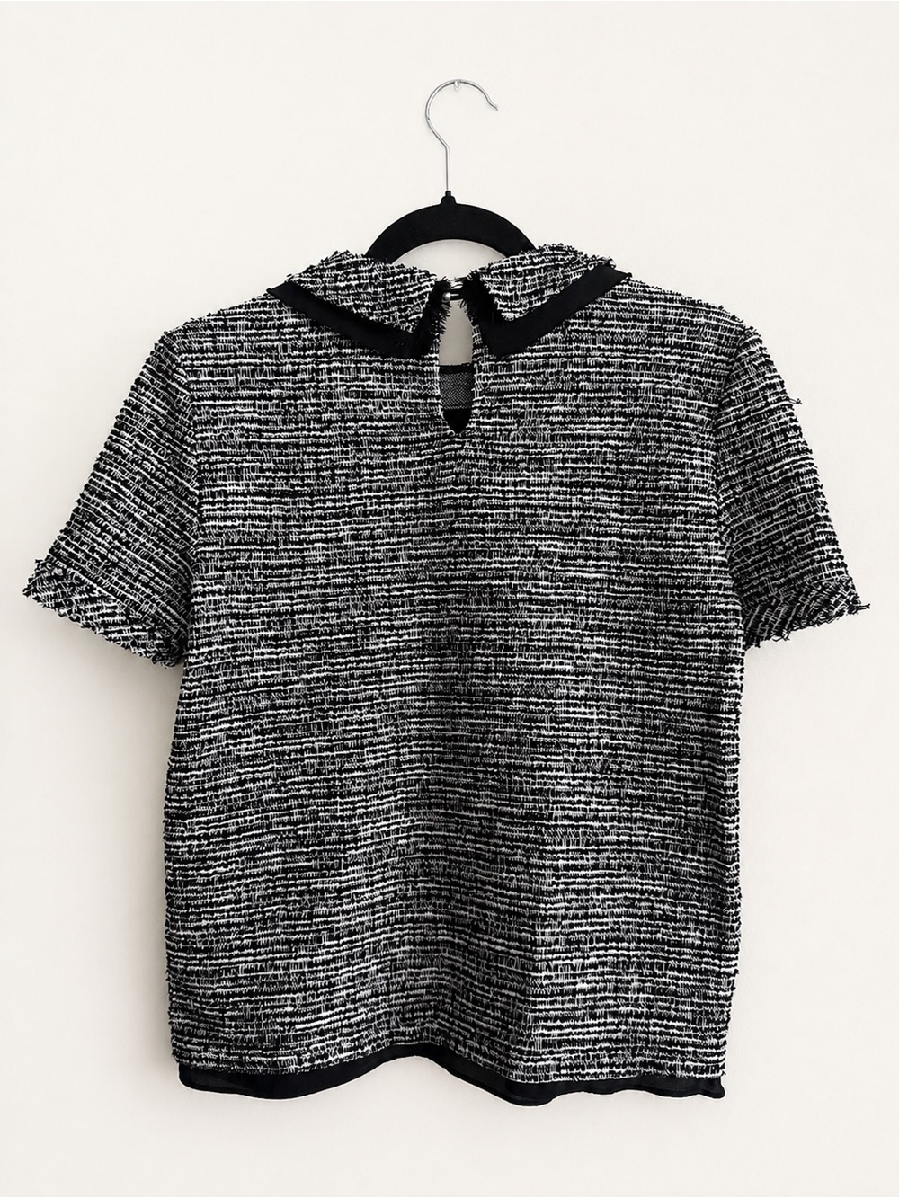 ANTHROPOLOGIE Postmark Thornburgh Boucle Tweed Top Size Small - Picture 2 of 5
